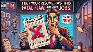 I Bet Your Resume Has This Fatal Flaw! Fix It Now for 2024 Jobs!