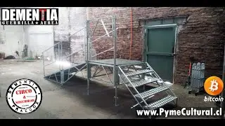 ★ RAMPLA ESCALERA BARANDA | ESCENARIO MODULAR | CALIDAD & SEGURIDAD | pymecultural.cl | DEMENTIA ®