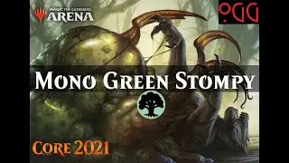 MTG: Arena Deck Tech - Mono Green Stompy [M21 Standard]