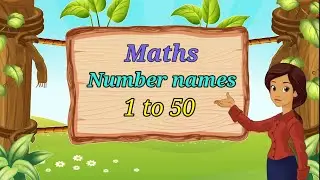 Number Name From 1 to 50 | Number Name | Counting Number From 1 to 50 | Number with Spelling