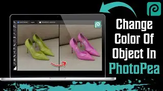 How To Change Color Of Object In PhotoPea