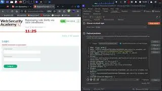 Bypassing Rate Limit Via Race Condition | Web Security Academy | PortSwigger Labs | Owasp