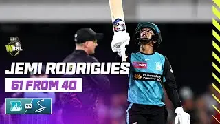 Jemi Rodrigues Overcomes No-Ball Wicket to Score QUICK 50 | #WBBL10
