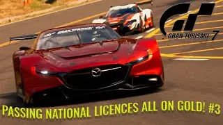 Gran Turismo 7 passing national licences on gold #3