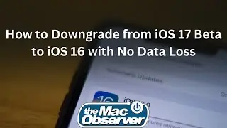 How to Downgrade from iOS 17 Beta to iOS 16 with No Data Loss
