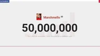 The Exact Moment Marshmello Hit 50 Million Subscribers