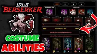 COSTUME ABILITIES - START ROLLING // Idle Berserker Beginners Guide
