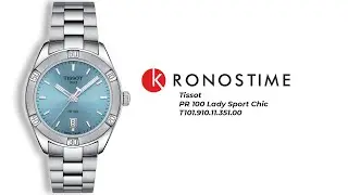 Tissot PR 100 Lady Sport Chic T101.910.11.351.00 (T1019101135100) - KronosTime.RU обзор часов