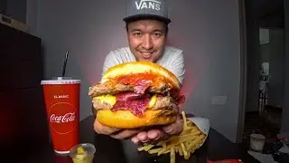 WENDY'S. Первый и последний раз заказал бургер Биффонатор.