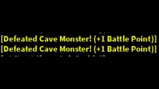 Killing the cave monsters in Roblox Bee Swarm Simulator