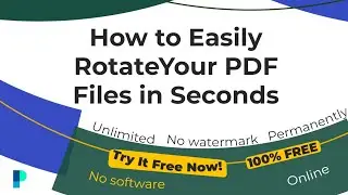 how to Rotate pdf easily ✨✌️