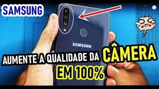 Como aumentar a qualidade da câmera do celular SAMSUNG (sem root) Tire fotos incríveis! Simples.