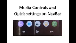Music/Media Control buttons and Quick settings on Navbar & OnePlus Giveaway winner announced !!!