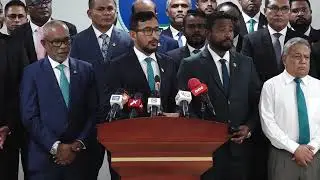Israel passport ban kurumaa gulhey gothun kurevunu suvaalah PNC ge PG leader Falah dhevvi javaabu