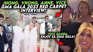 GMA Gala 2023 It's Showtime host Red  carpet INTERVIEW..!☺️| Vice, na pressure..?!