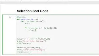 Selection Sort