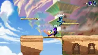 Brawlhalla is fun :) (Infinite Gravity Cancel Tech showcase)