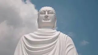 Вьетнам. Винперл, Хон-там, Сад камней, Белый будда.