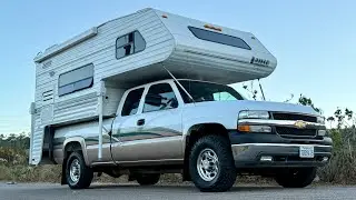 Chevy Silverado 4WD 8.1L Lance Camper Special 63k Original miles
