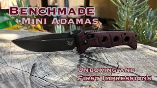 Benchmade Mini Adamas “Unboxing and First Impressions” SHOT Show Limited Edition