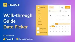 Date Picker Visual (Step by Step Tutorial)