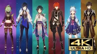 Genshin Impact Version 2.7 All Playable Characters (Excluding MC)