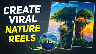 How To Create Trending Nature Reels | Animated Nature Reels Kaise Banaye | Relaxing Nature Reels
