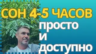 ✅ ВСЕГО 5 часов на полноценный сон. Простые методы. #сон #релакс
