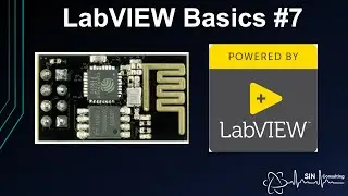 LabVIEW Basics #7 - ESP8266 ESP-01 TCP/IP Socket Server + LabVIEW TCP/IP Client + USB Programmer Mod