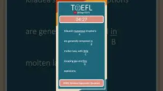 TOEFL Grammar Practice 