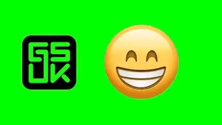Grining Face Emoji | GSUK — Copyright Free Green Screen