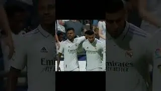 Mbappe doing Ronaldo's celebration after scoring goal for Real Madrid #shorts