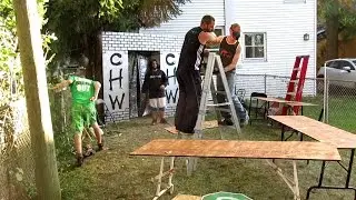 Table Battle Royal {LAST MATCH} CHW Backyard Wrestling