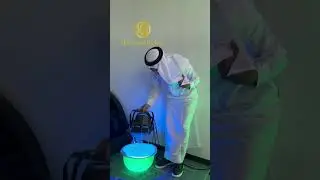 Habibi Real water test the Waterproof IP65 LED par uplights #event #ledlightsfactory  #ledlights