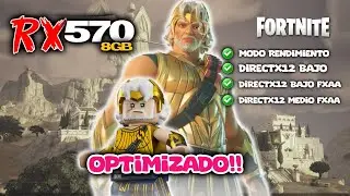 RX 570 8GB ✅ Fortnite Capitulo 5 Temporada 2 - ✅OPTIMIZADO