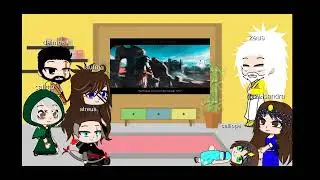 Familha toda do kratos reagindo ao rap do kratos *god of war* (gacha club)