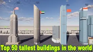 Top 50 tallest buildings in the world 2023/Which country has the most tallest buildings in the world