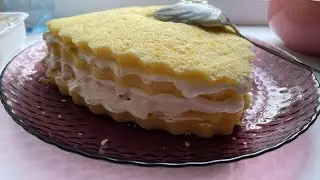Идеальный бисквит за 5 минут в микроволновке