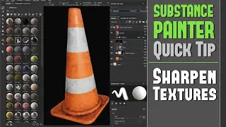 Substance Painter Quick Tip 2: How to Sharpen Your Textures Before Exporting Them