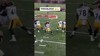 Jaylen Warren delivers HUGE block to Bengals linebacker! 😱💪 