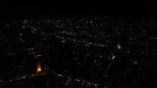New Year fireworks in Tbilisi, Georgia