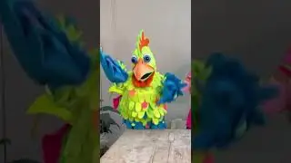A Jugar con Panam 🎉 y mi amigo El Gallo!! 🐓🎶 ¿Quién ganará? #shorts