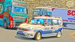 Fiat Doblo Police ETS2 (Euro Truck Simulator 2)