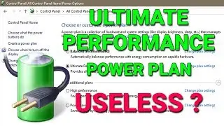 How to ENABLE ULTIMATE PERFORMANCE Power Plan + Benchmark