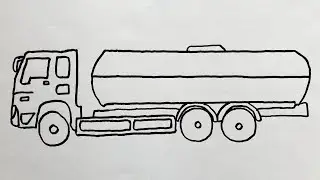 Kolay Tır Çizimi - Tır Nasıl Çizilir? | Easy Drawing Truck Step by Step