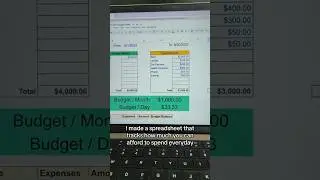 Paycheck daily budget tracker