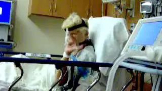 ON LIFE SUPPORT IN ICU AT HOSPITAL