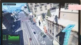 GTA V FPS Benchmark - 2020 HP 14 inch Laptop 14-DK1003DX