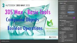 3DS MAX TUTORIAL: Beginners Boolean operations