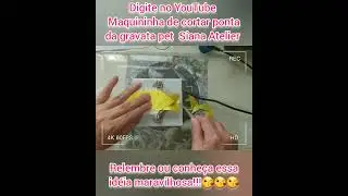 Maquininha de cortar ponta da gravata pet